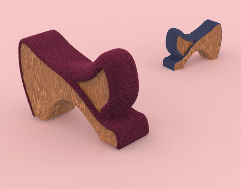 Stubborn Ottoman — expression-based furniture design by Pranav Gawde, TU Delft