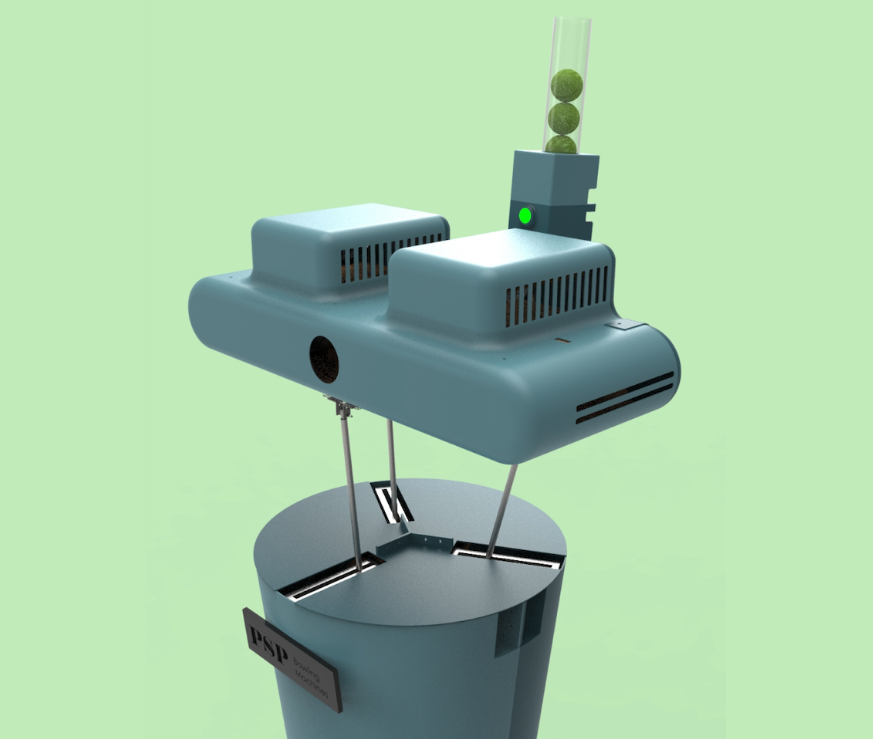 PSP Bowling Machines — autonomous cricket bowling machine designed by Pranav Gawde, Mumbai