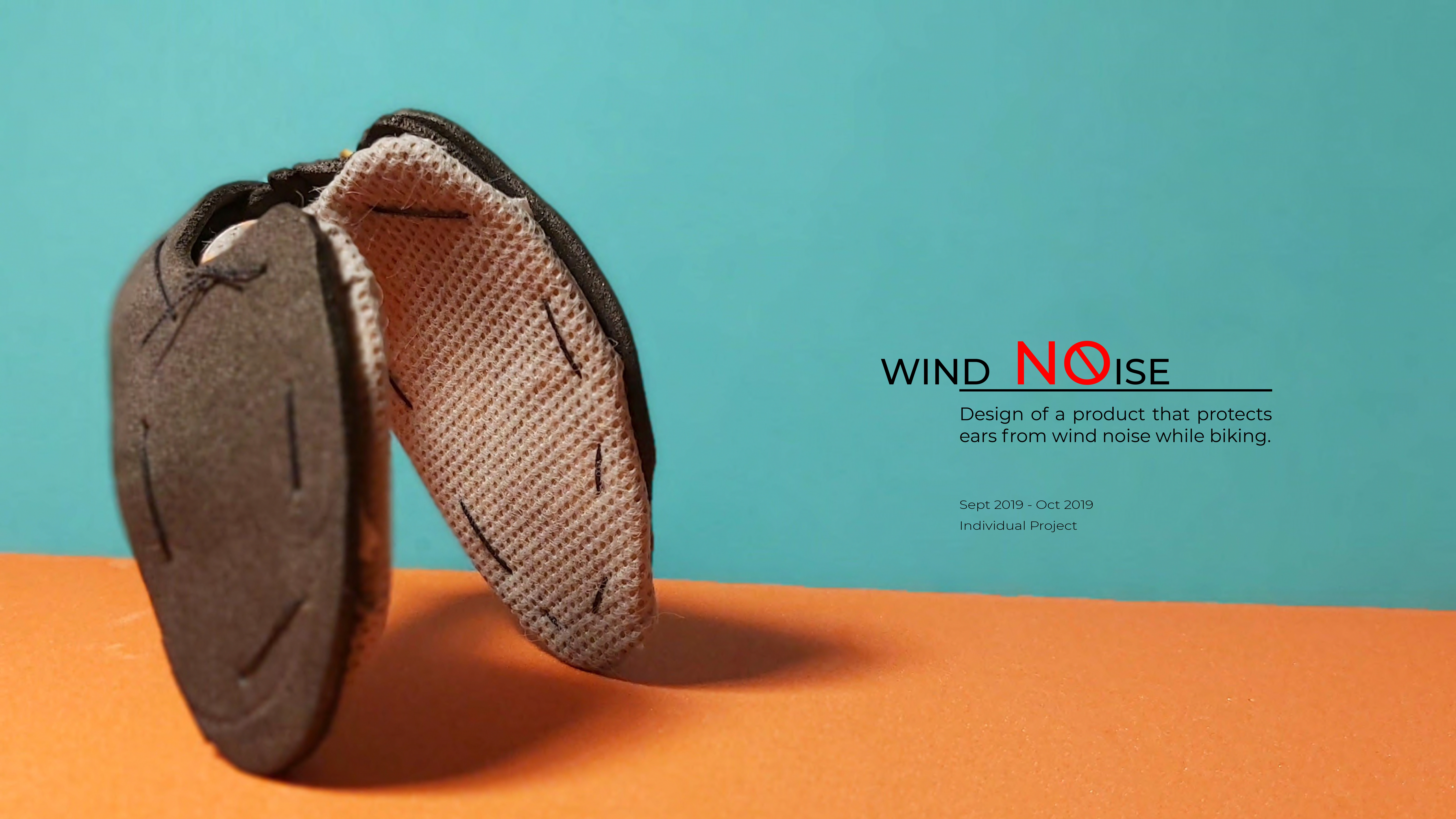 wind NOise ear protection detail — TU Delft design by Pranav Gawde